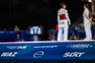 Utrinek s taekwondoističnega tekmovanja