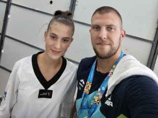 Olja Bulatović in Luka Režek pred nastopom na OFEM 2025