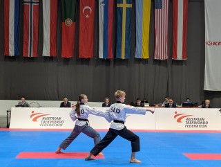 Aleša in Enej Gačnik v Innsbrucku